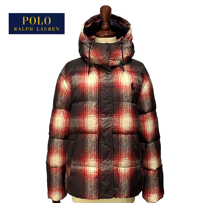 ポロ ラルフローレン レディース ビッグポニー チェック ダウン