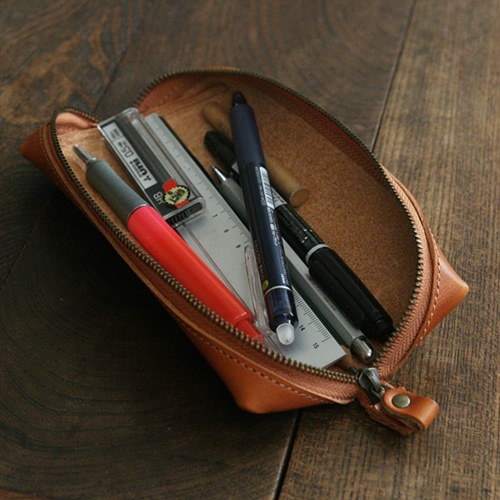 pot] 栃木レザー イタリアンレザー ペンケース blpt0073