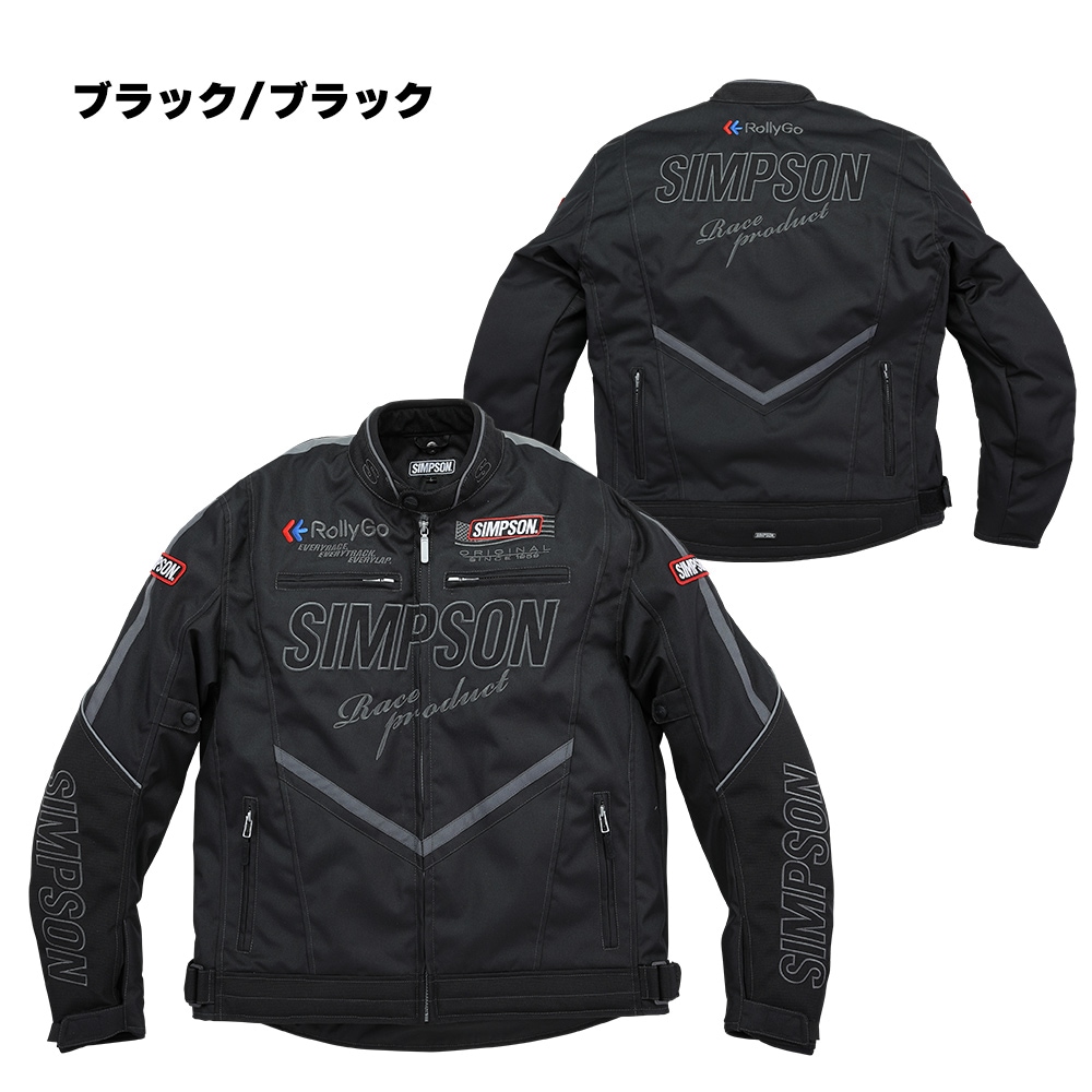 SIMPSON NSW-C01 ライダース ウィンタージャケット 秋冬モデル