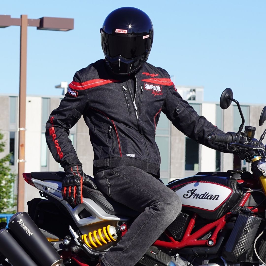 SIMPSON NSW-C02 ライダース ウィンタージャケット 秋冬モデル