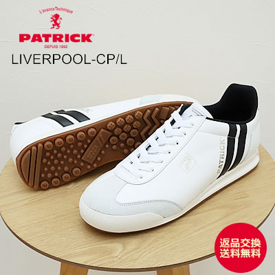 PATRICK パトリック LIVERPOOL-CP/L リバプール・カップ/レザー WHT