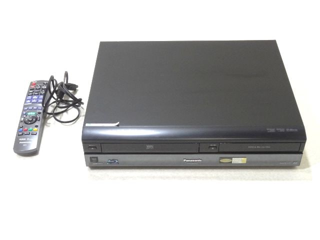 Panasonic DIGA VHS/HDD/DVDレコーダー DMR-XW41V 純正リモコン付 中古