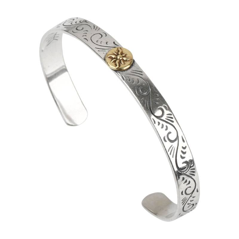 925 太陽神バングル 唐草 [cb052] | お洒落なレディースアイテム