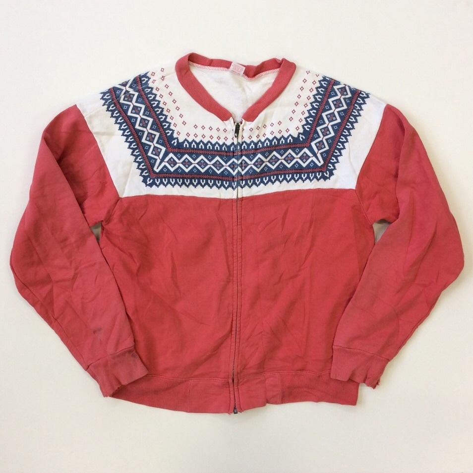 極美品！cheswick 1960年代雪柄スウェット復刻 カナダ製 L キムタク 雪