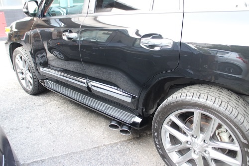 トヨタ ランドクルーザー200 ワンオフ サイド出しマフラー 【型式