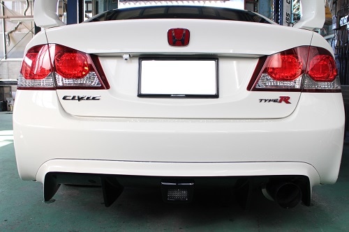 ホンダ シビックタイプR 純正マフラー加工 【型式：ABA－FD2