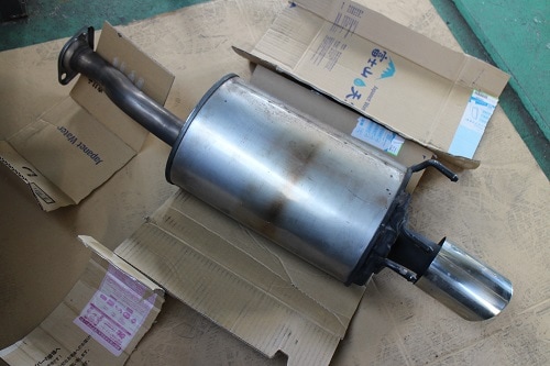 ホンダ シビックタイプR 純正マフラー加工 【型式：ABA－FD2