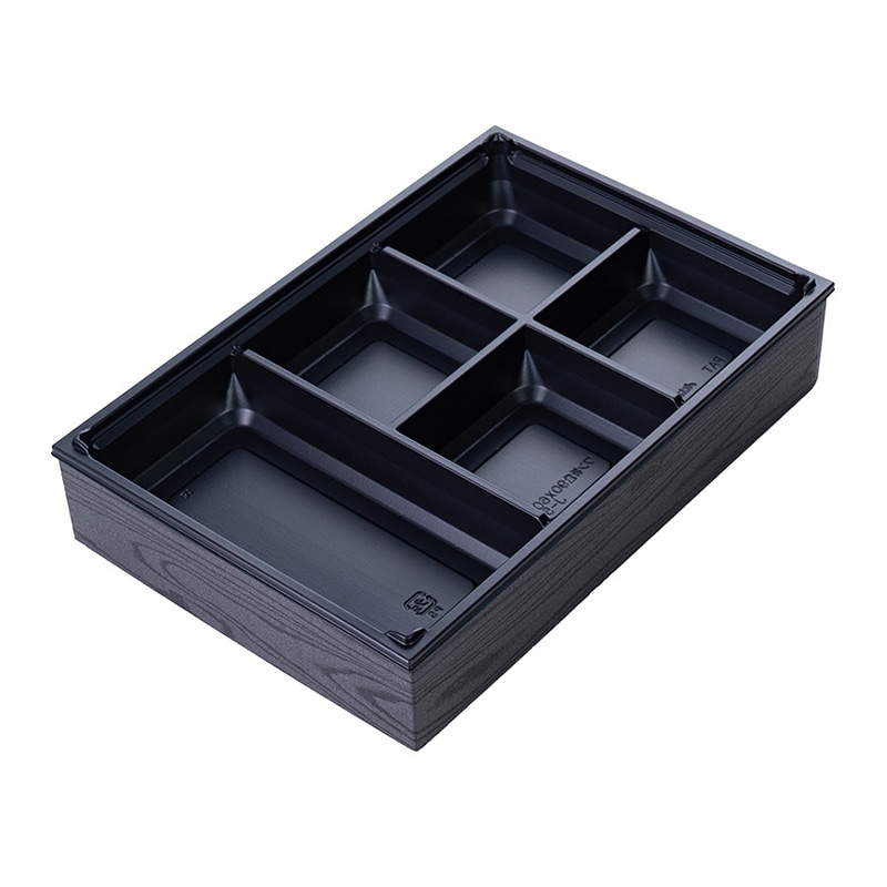 アクタ ワン折重90×60 黒焼杉縁 J-5黒底 50枚組｜弁当パックオンライン