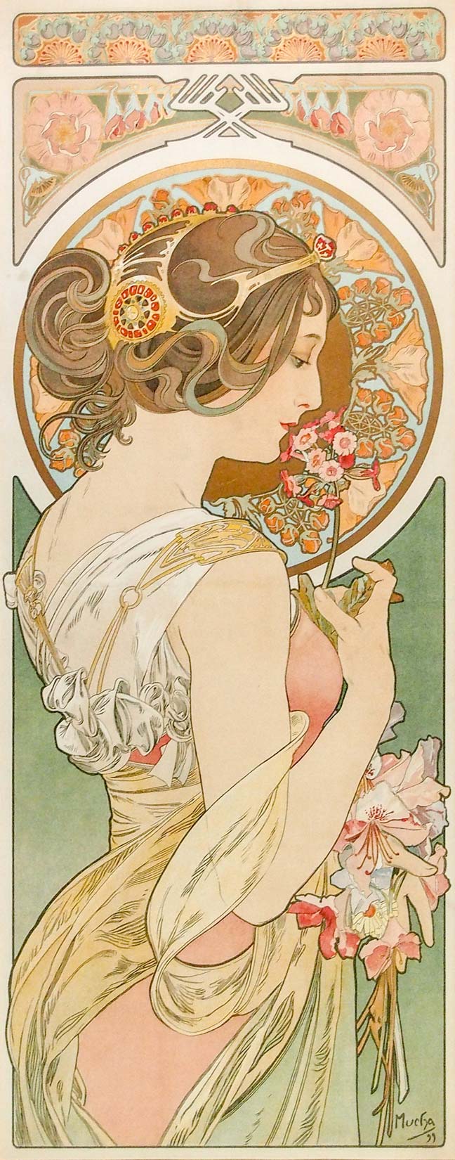 アルフォンス・ミュシャ 「桜草」 | | アトリエ・ブランカ