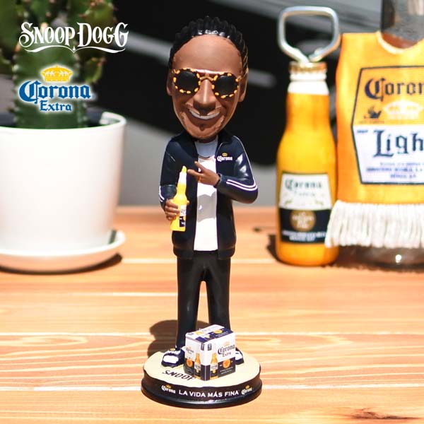 スヌープドッグ コロナビール コラボ ボブルヘッド 首ふり人形 Snoop