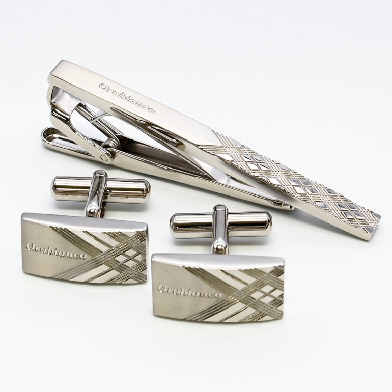 HERMES シルバー Hロゴ カフリンクス オリジナルボックス付き 【公式通販】