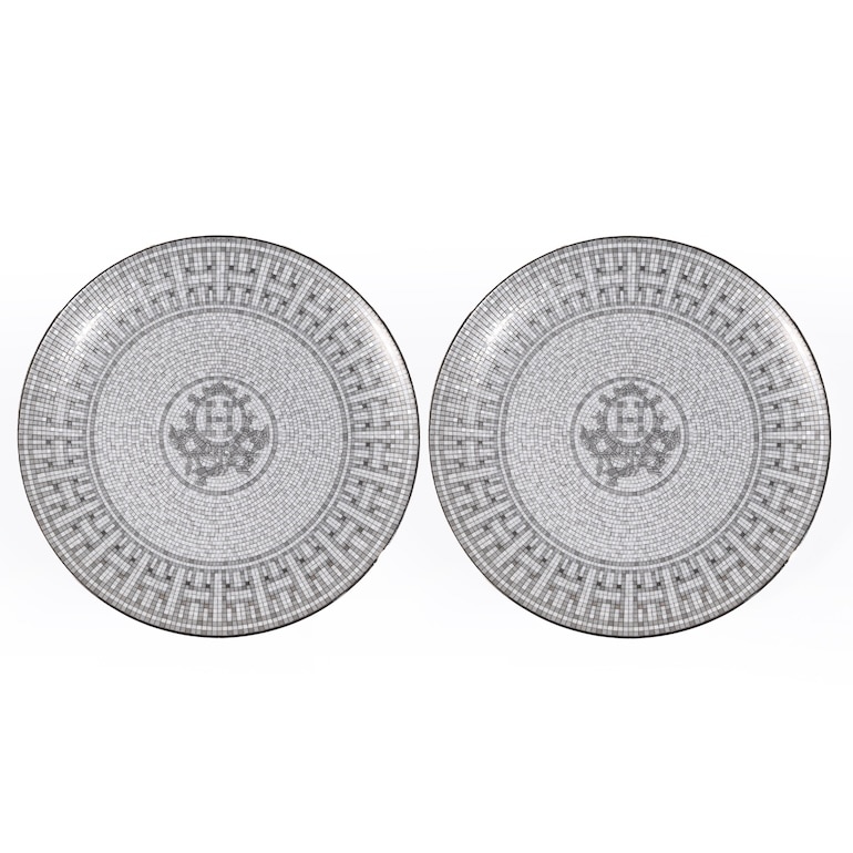 エルメス HERMES モザイク ヴァンキャトル プラチナ 035007P 21cm