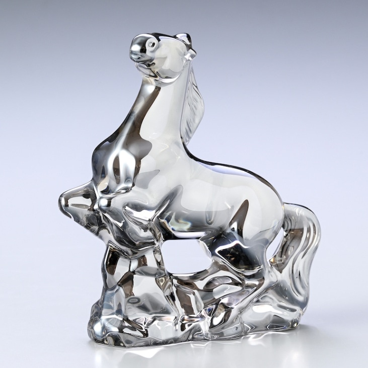 n*i様 バカラ Baccarat 走る馬 クリスタル インテリア バカラ Baccarat