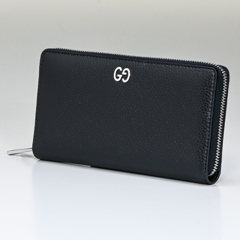 グッチ GUCCI 財布 長財布 メンズ ラウンドファスナー GGメタル レザー