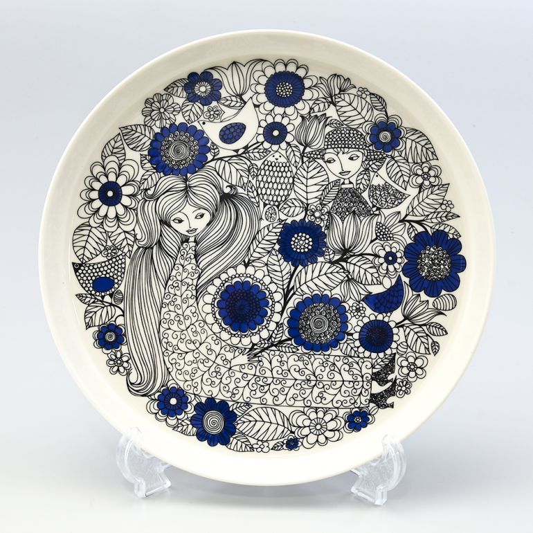 アラビア ARABIA パストラーリ ブルー プレート 24cm 1026814 北欧食器