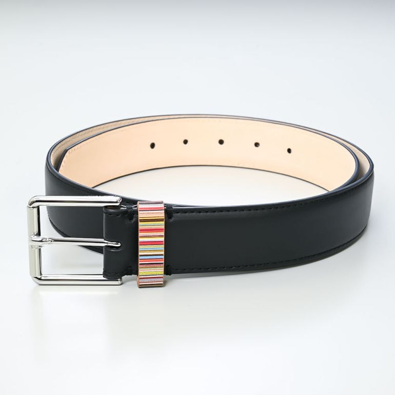 ポールスミス Paul Smith ベルト メンズ ブラック マルチカラー