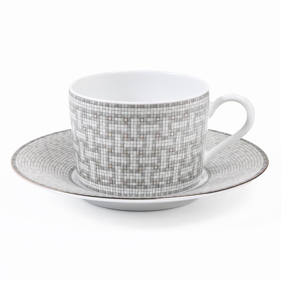 エルメス HERMES モザイク ヴァンキャトル プラチナ 35016P2 ティー