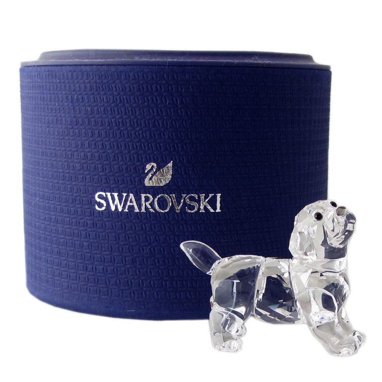 スワロフスキー フィギュア ラブラドールの赤ちゃん STANDING 犬