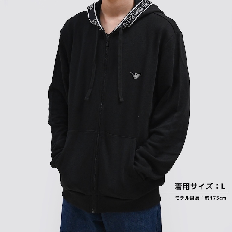 エンポリオ アルマーニ EMPORIO ARMANI ジップパーカー フーディー