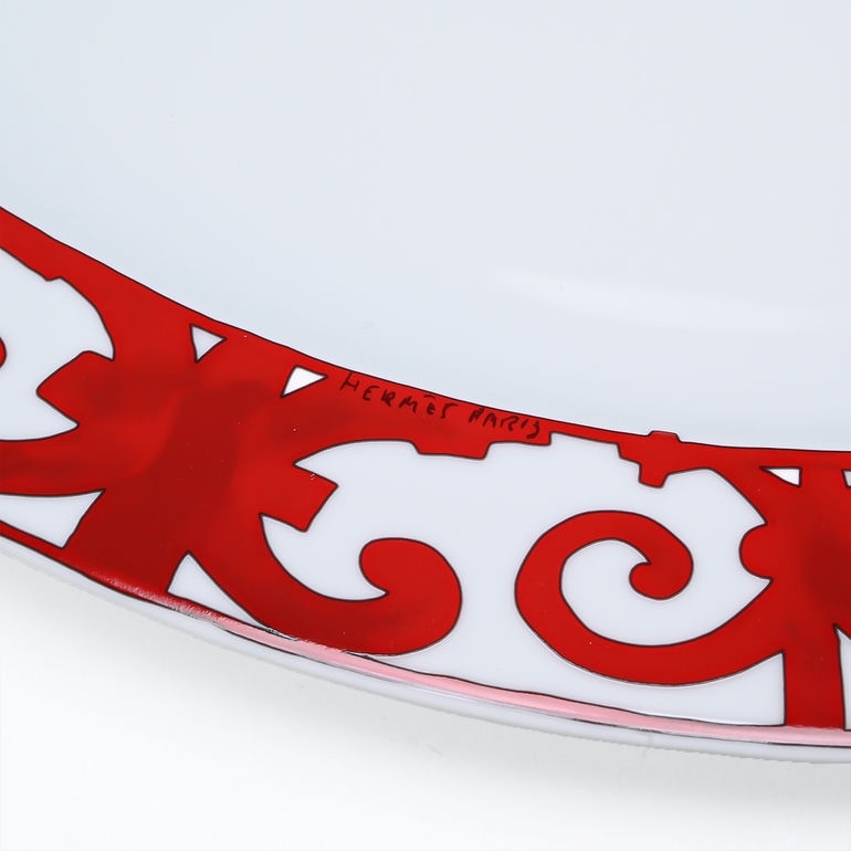 エルメス HERMES プレート 37cm オーバルディッシュ ガダルキヴィール