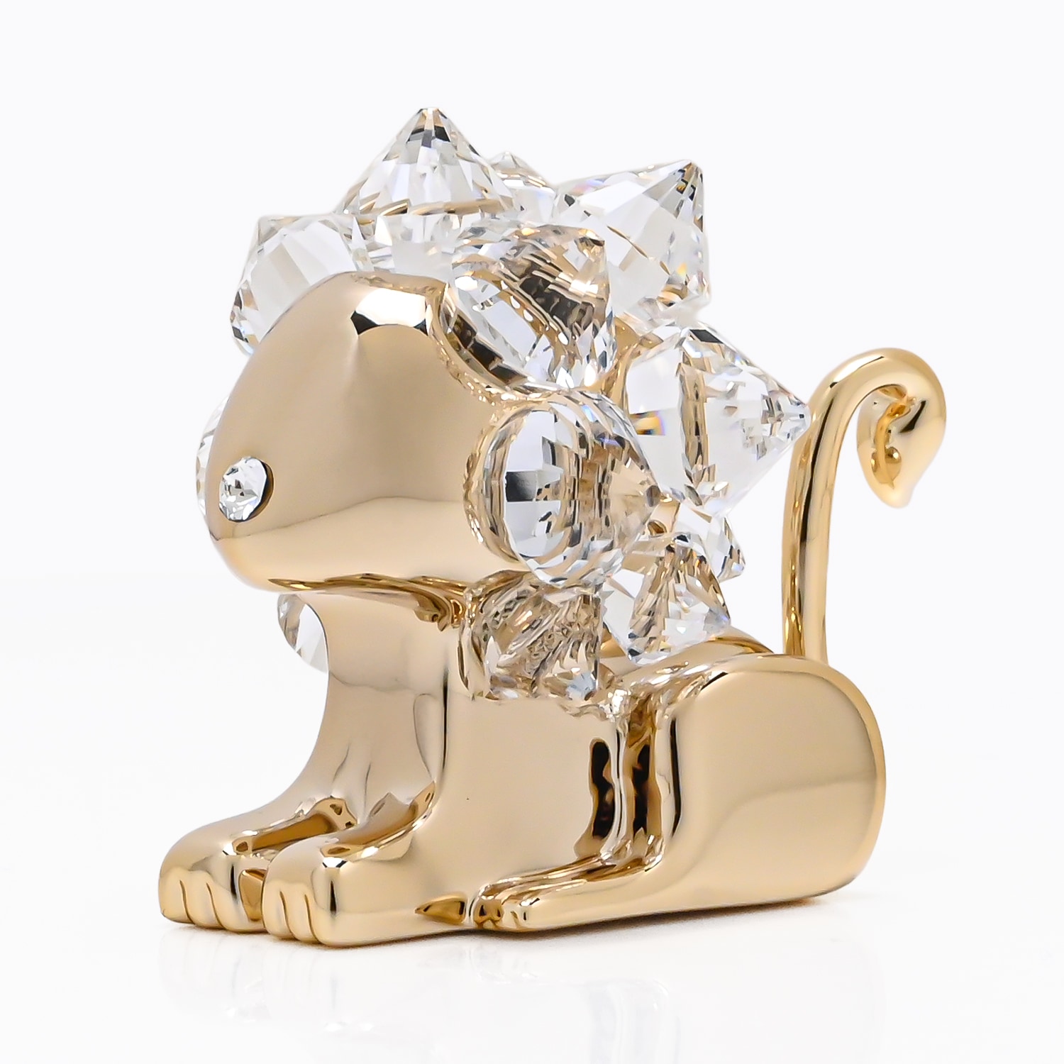 美品】SWAROVSKI 天秤 置物 箱付き クリスタル ゴールド 美品