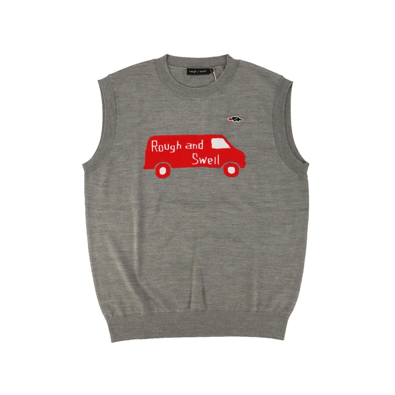 rough&swell ラフアンドスウェル RED BUS VEST ベスト グレー RSM