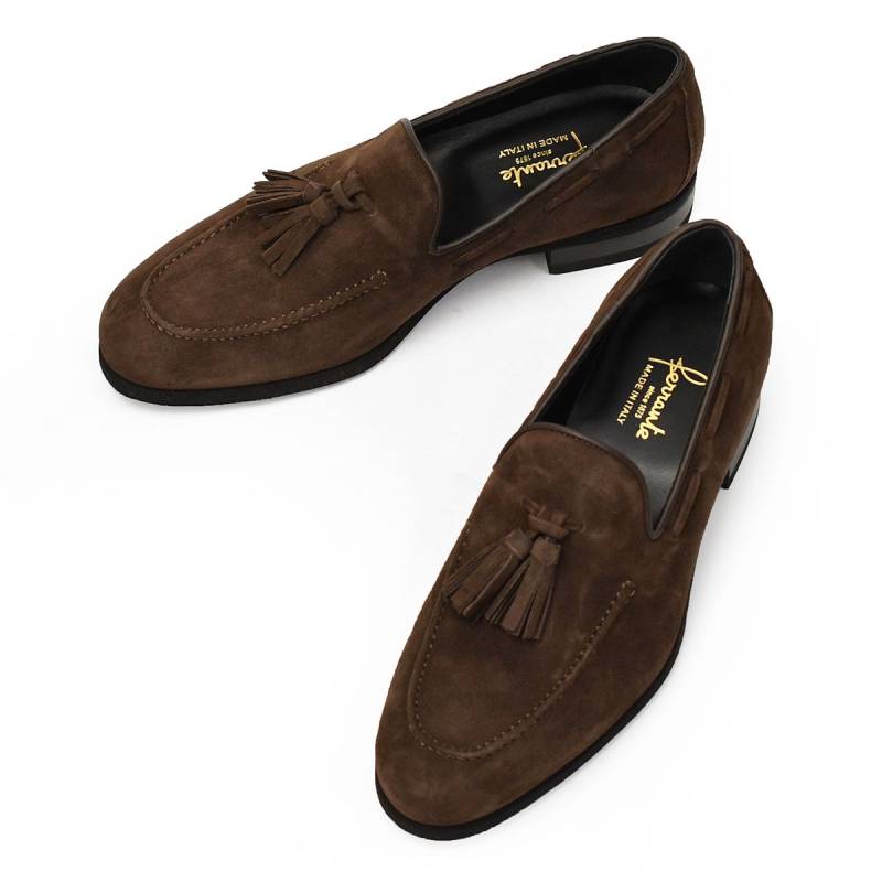 Ferrante【フェランテ】タッセルローファー ARNO ETON CAMOSCIO T.MORO