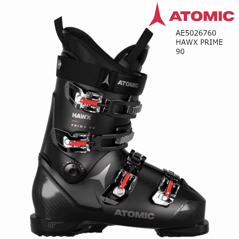 アトミック スキーブーツ 2024 ATOMIC HAWX PRIME 90 Black Red Silver