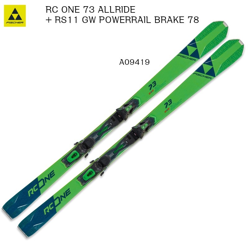 フィッシャー 2019 2020 FISCHER RC ONE 73 + RS11 GW PR B78