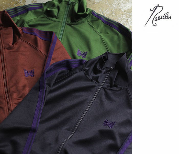 Needles トラックジャケットネイビー×パープルXL 23aw