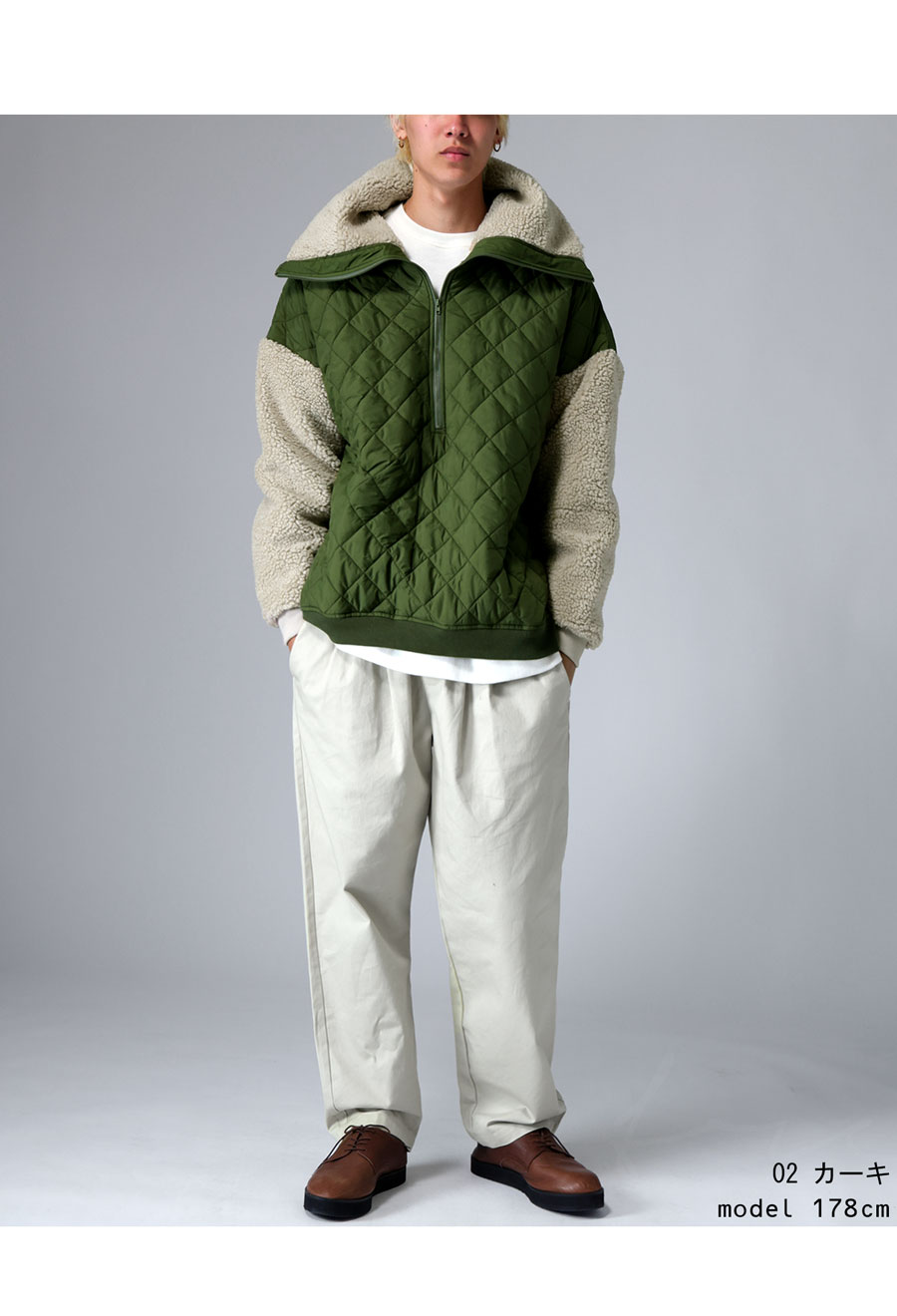 新品マンシングウェアセーターゴルフENVOY前開き フルジップ防風裏地L