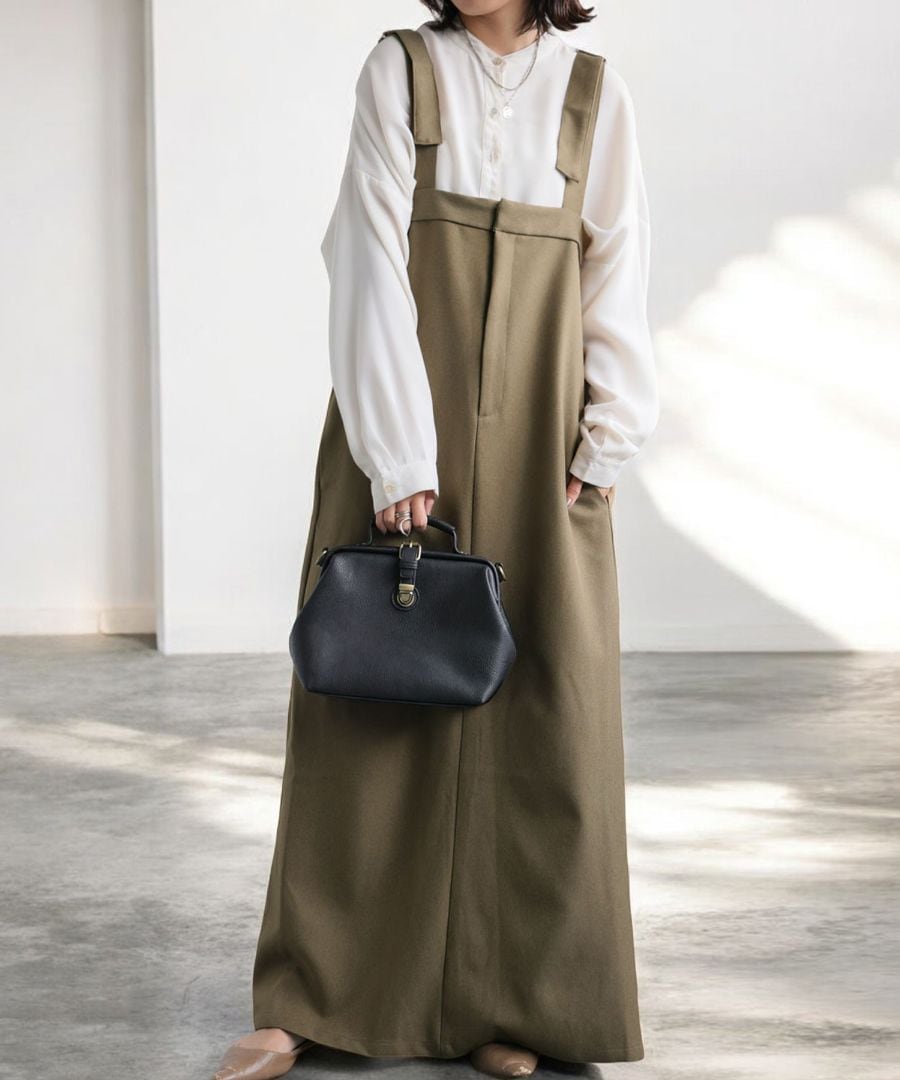 サロペットワンピース ワンピース レディース ロング 送料無料・メール