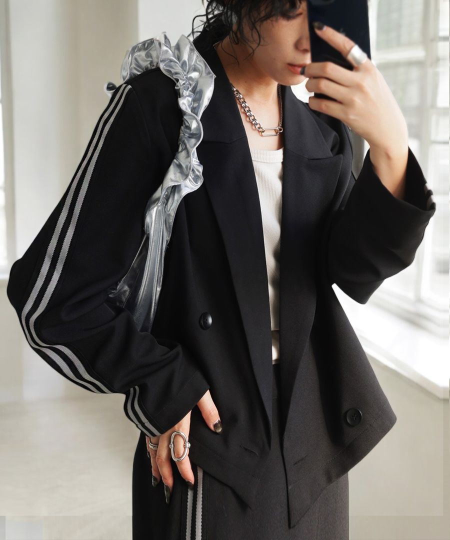 ラインジャケット ジャケット レディース トップス 送料無料・(500