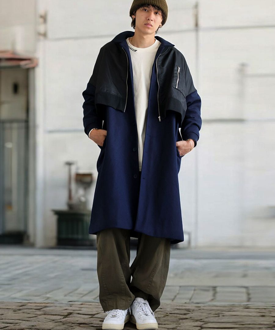 ドッキングコート コート レディース アウター 長袖 送料無料・メール