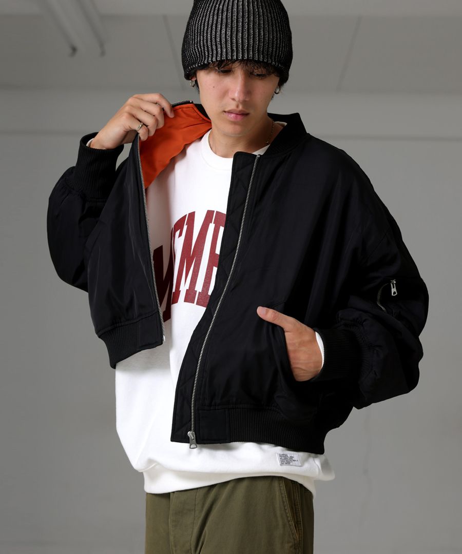 N-2B フライトジャケット AVIREX ブラック 短丈 AVIREX N‐2B フライト