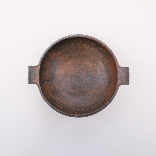 清岡幸道 耐熱茶釉グラタンボウル 小