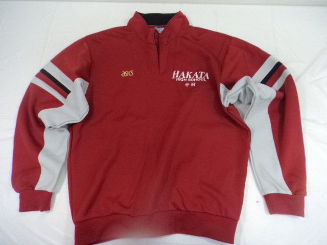 k76 福岡県 博多高等学校 体操服 体操着 ジャージ上下セット サイズO