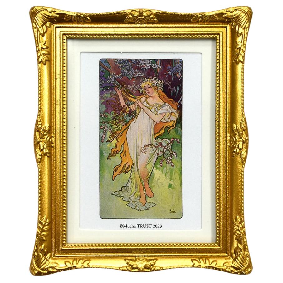 アルフォンス・ミュシャ マグネットミニアートフレーム D
