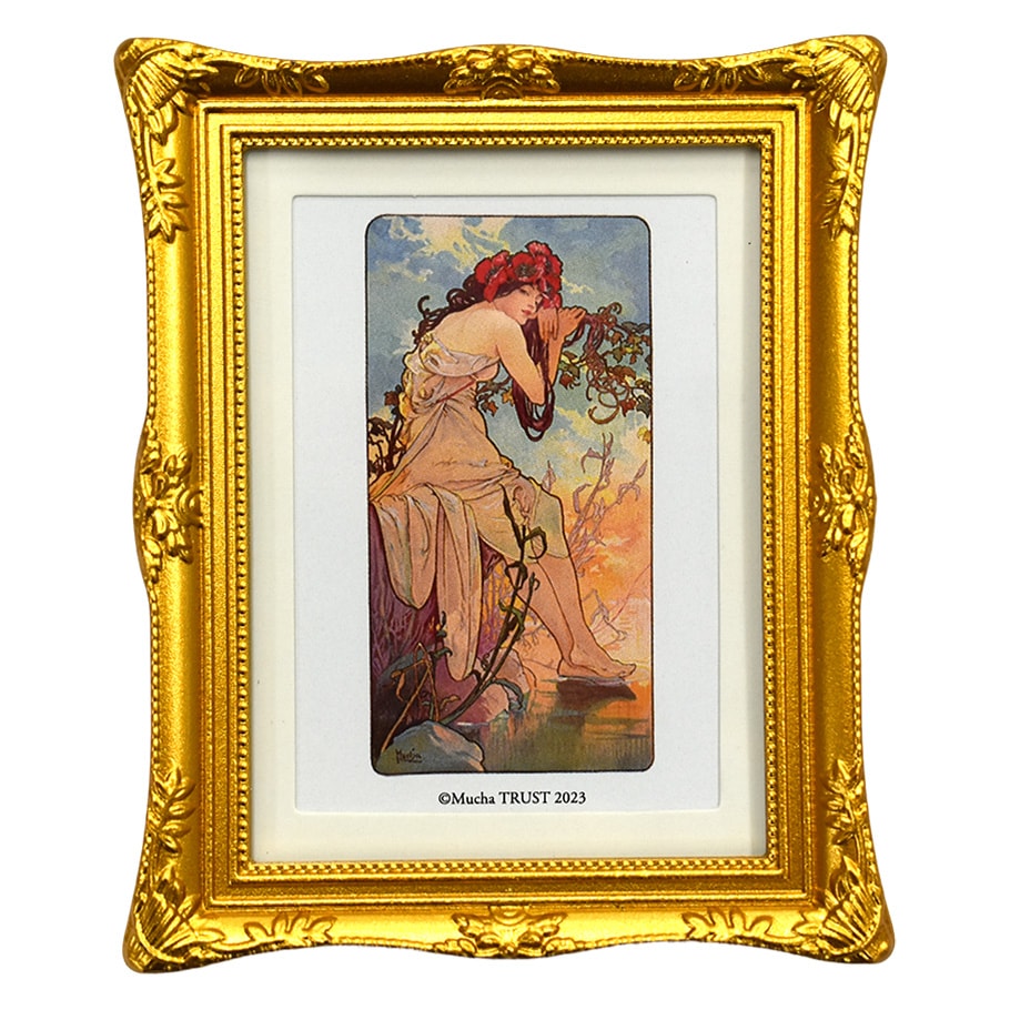アルフォンス・ミュシャ マグネットミニアートフレーム A