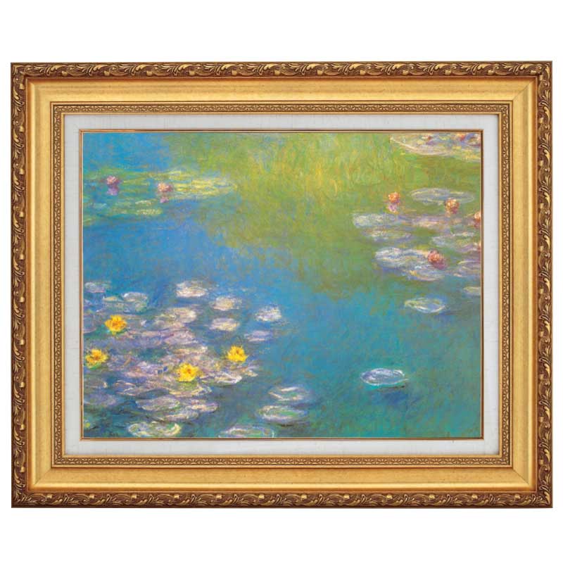 睡蓮』 モネ 10号 立体複製名画 額装付 【ポイント5％還元中】 TVCMで