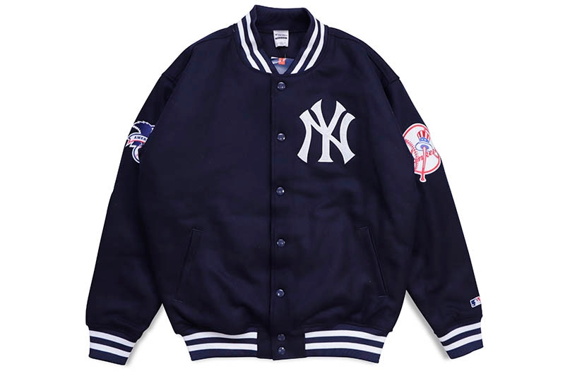 FANATICS NEW YORK YANKEES MELTON STADIUM JACKET (ML2322FW0031:NAVY