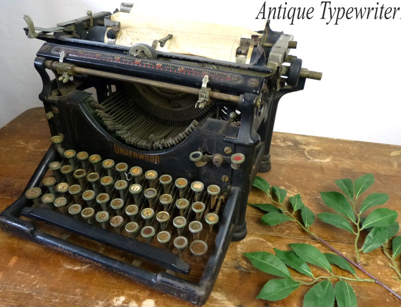 USA製 1900s ヴィンテージ UNDERWOOD アンダーウッド タイプライター