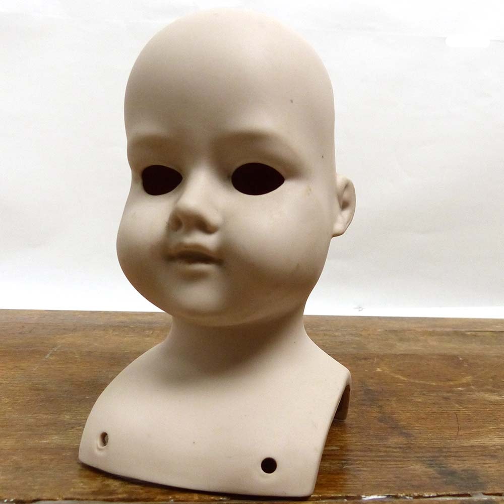 ビスクドール パーツ ヘッド / 修理 試作 材料 / インテリア