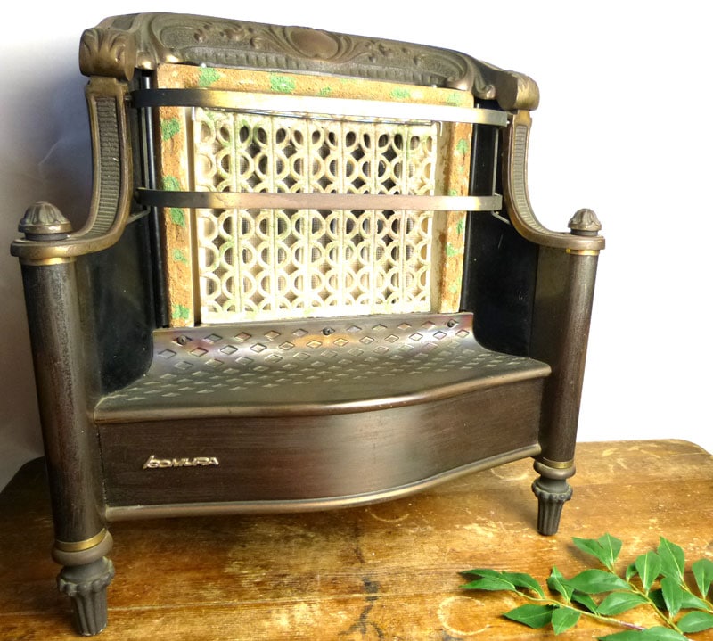 レトロなアイアンガスストーブ 磯村機器 イソムラ / 昭和レトロモダン