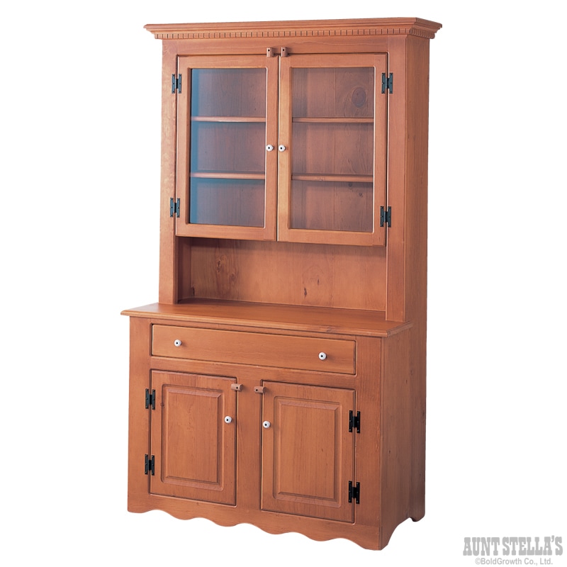 無垢材カントリーカップボード食器棚 k factory アントステラ系 送料