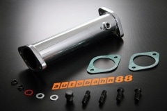 触媒ストレートパイプ 76φ ランサー エボ EVO 7 8 9 CT9A 4G63 | 排気