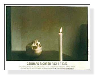 Skull with Candle（ゲルハルト リヒター） ポスター販売のアズ
