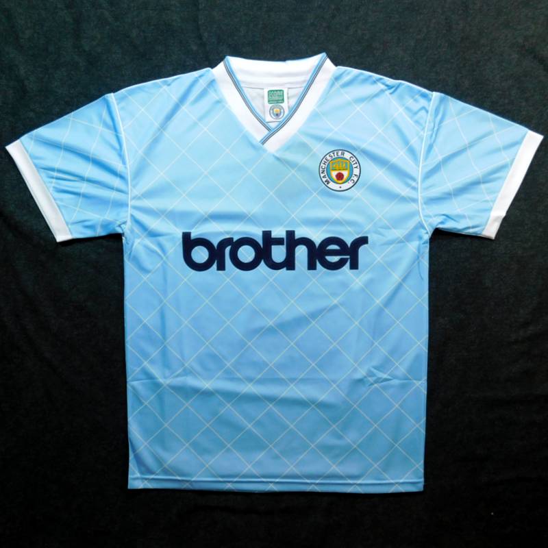 マンチェスターシティ 1988 ホーム 半袖 ユニフォーム 復刻モデル