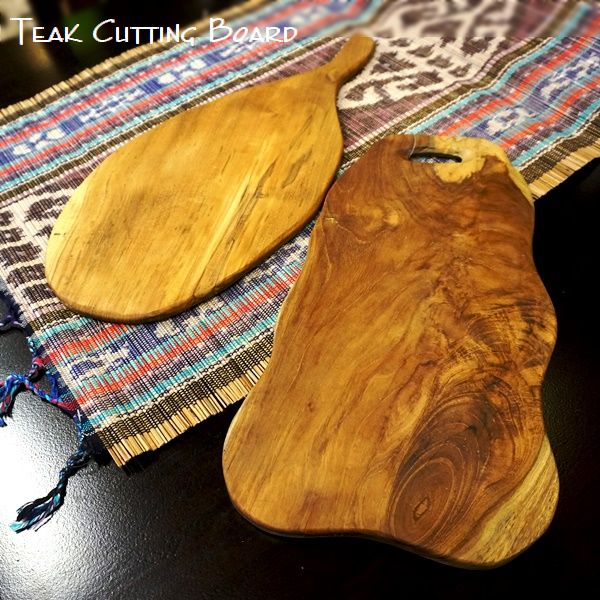 チークのカッティングボード／バリ島チークのまな板／アジアンキッチン
