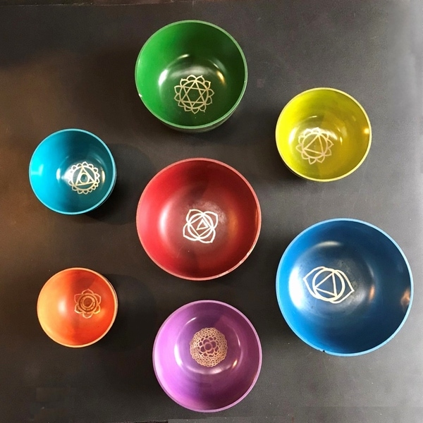 シンギングボウル【7個セット】チャクラに合わせた7個セット